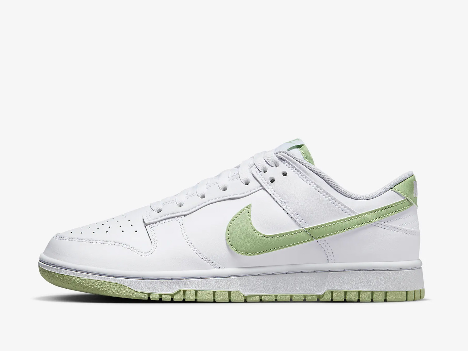 Nike Dunk Low Retro White/White/Honeydew/Honeydew